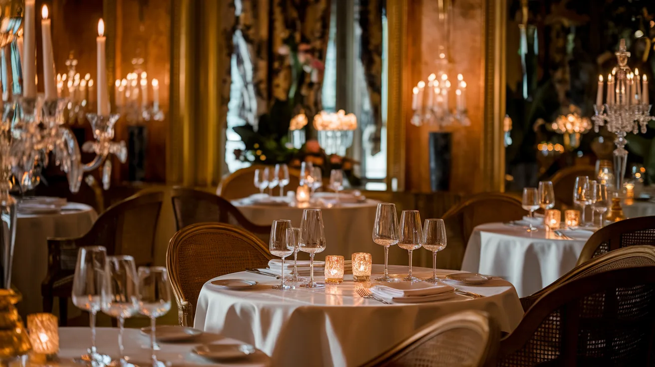 Michelin-star dining room